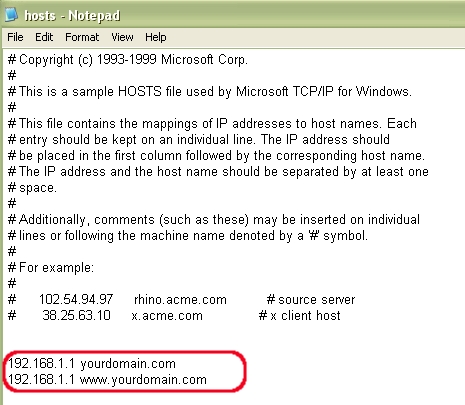 How do I change my hosts file in Windows XP - Windows Vista - Windows 7